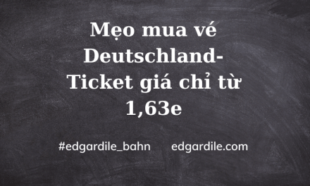 Mẹo mua vé Deutschland-Ticket giá chỉ từ 1,63e