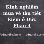Kinh nghiệm mua vé tàu tiết kiệm ở Đức phần 4: Kinh nghiệm mua vé tàu đi Praha rẻ hơn đến 30%