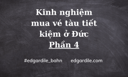 Kinh nghiệm mua vé tàu tiết kiệm ở Đức phần 4: Kinh nghiệm mua vé tàu đi Praha rẻ hơn đến 30%